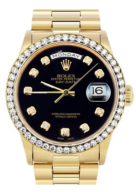 rolex day date diamonds